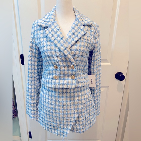 Jason Wu Jackets & Blazers - NWT JASON WU Classic Tweed Blazer and Skort Short Set